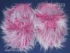 Animal cirmos, rózsaszín női házipapucs mamusz