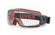 UVEX U-SONIC gumipántos szemüveg, fekete piros