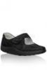 Waldlaufer Dynamic női fekete gördülő talpú cipő
