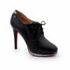 Cuplé 78745 Fekete magassarkú cipő Akciós Női Cipők