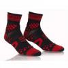 Trail socks kompressziós zokni - Fekete Piros