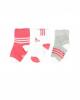 Piros-fehér gyerek zokni ADIDAS Ankle Socks 3P