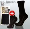 Dr.Silver Medical ezüst zokni (fekete)
